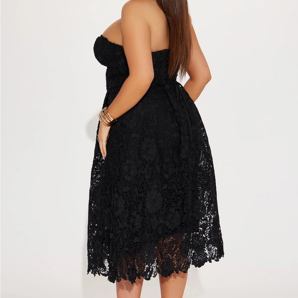 Fashion Nova Isn't She Lovely Lace Midi Dress - Picture 3 of 7